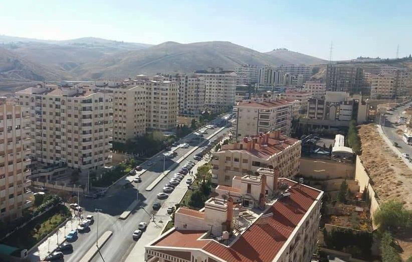 The Mashrou Dummar district northwest of Damascus (The Mashrou Dummar Services’ Facebook page)