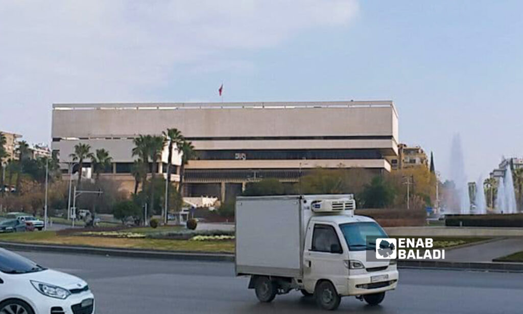 The al-Assad National Library in the Umayyad Square in Damascus - 20 February 2022 (Hassan Hassan / Enab Baladi)