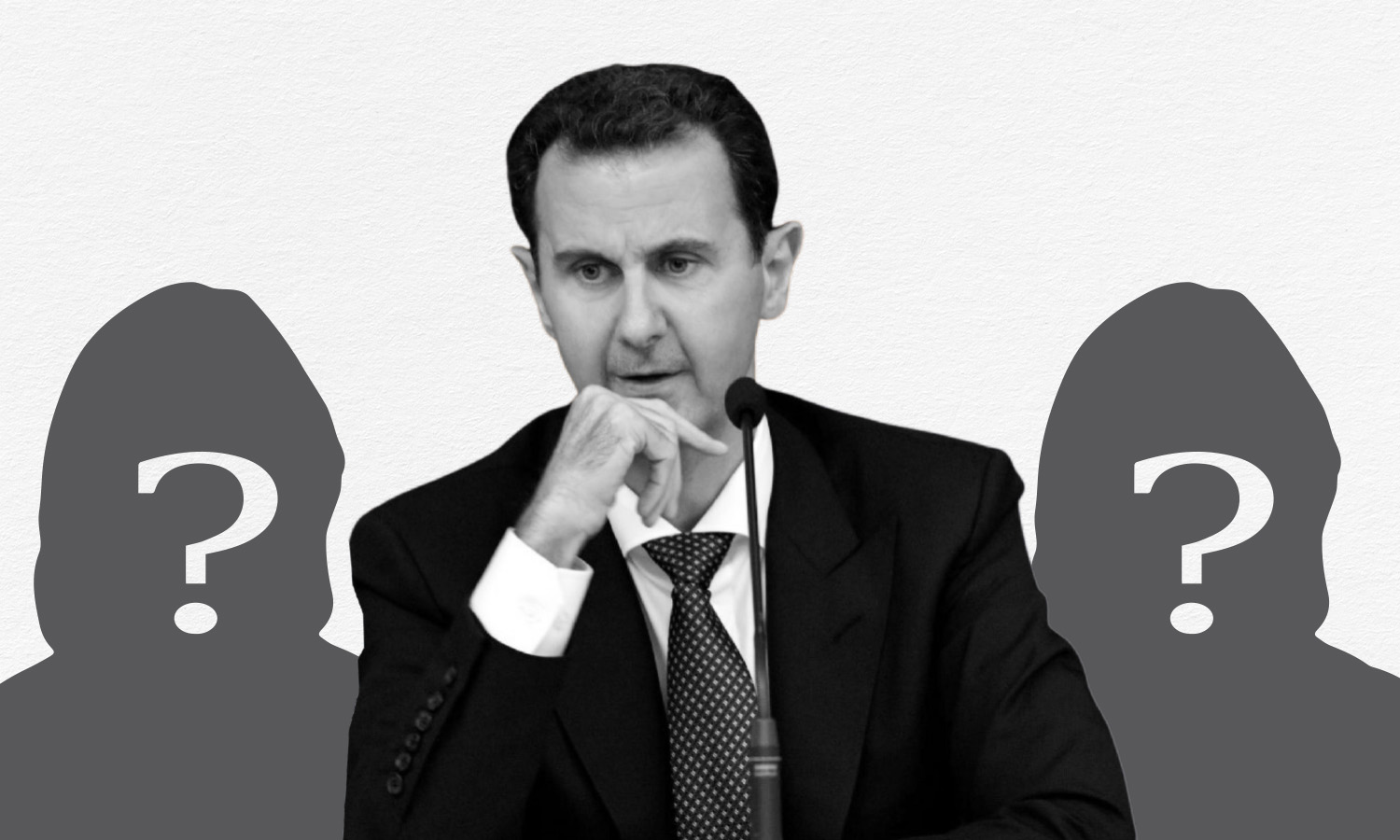 President of the Syrian regime Bashar al-Assad (edited by Enab Baladi)