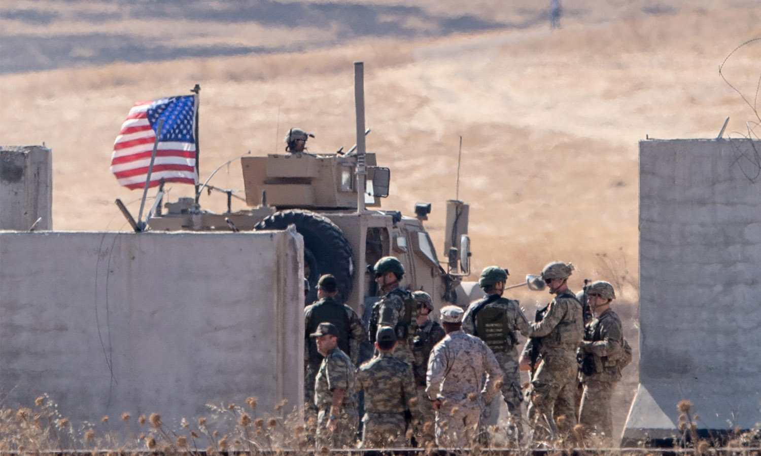 US army forces in northeastern Syria (AFP)