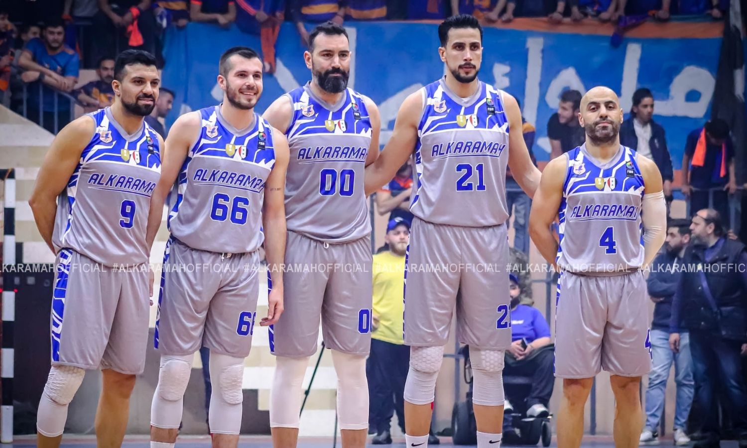 Al-Karama basketball club players - 20 April 2022 (Al-Karama sports club / Facebook)