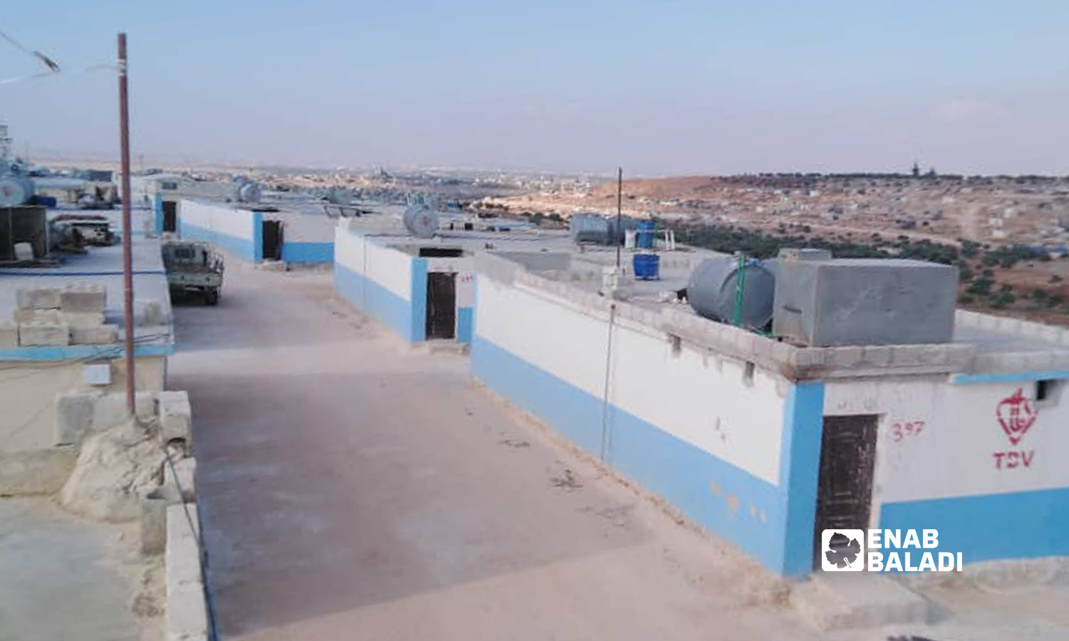 Houses of the Kemmune residential compound in Idlib countryside - 21 June 2022 (Enab Baladi)
