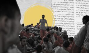 Prisoners accused of belonging to the Islamic State in the SDF-controlled areas (edited by Enab Baladi)