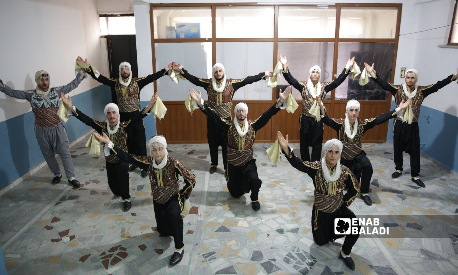 Members of the al-Aseel Arab Dance Troupe in Istanbul - 22 August 2022 (Enab Baladi)