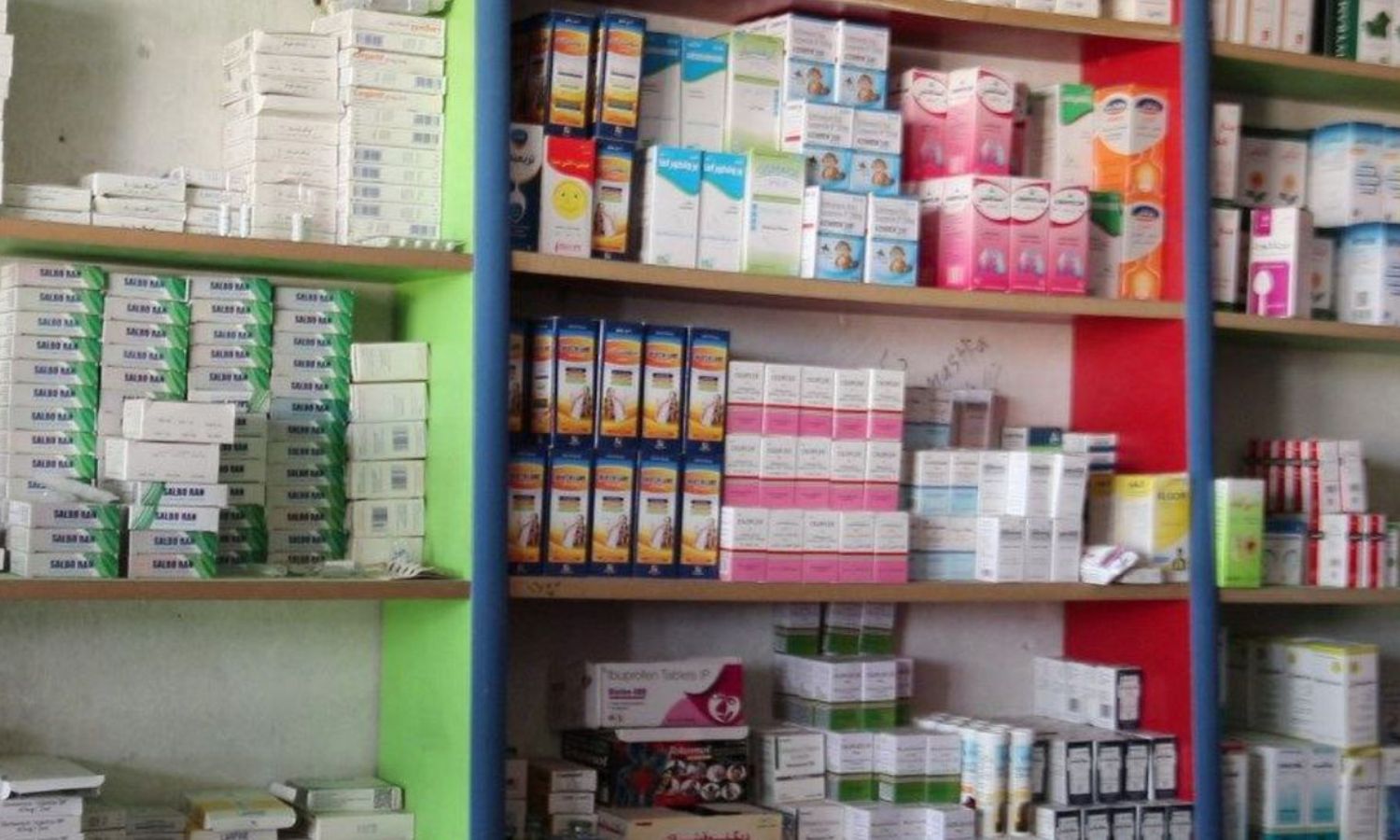 A pharmacy in al-Hasakah governorate, June 2022 (Ronahî)