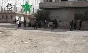 Local fighters during an attempt to storm the Tariq al-Sad neighborhood in Daraa al-Balad - 31 October 2022 (modified by Enab Baladi)
