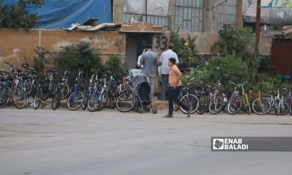 A bicycles store in the northwestern city of Idlib - 15 October 2022 (Enab Baladi/Anas al-Khouli)