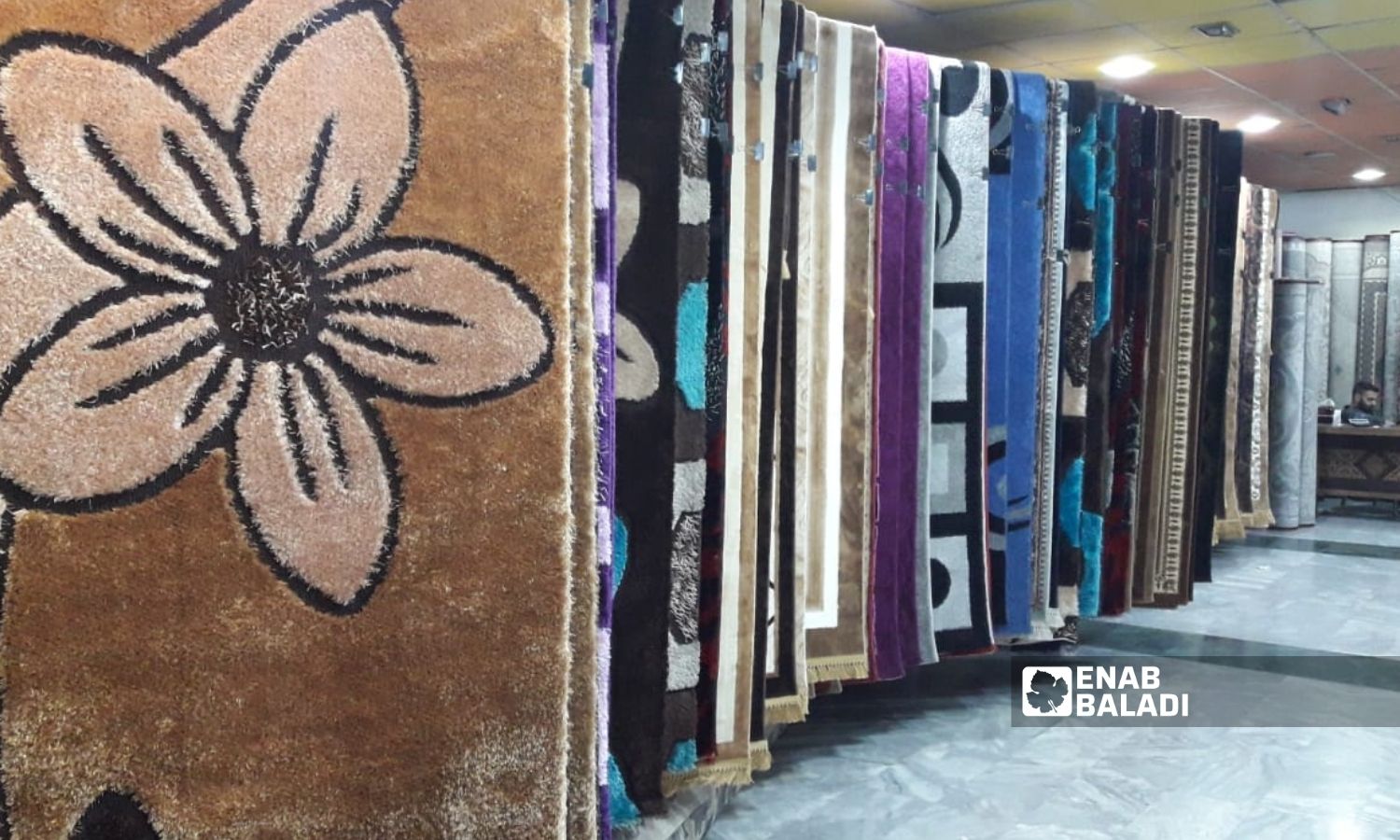 A carpet store in Idlib - 18 October 2022 (Enab Baladi / Anas al-Khouli)