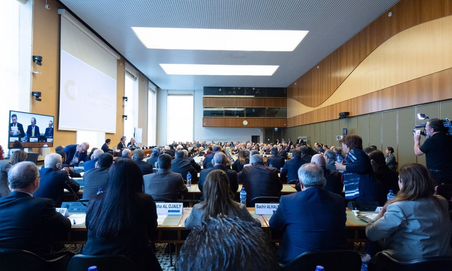 The meeting of the Syrian Constitutional Committee at the United Nations headquarters in Geneva - 31 October 2019 (UN)