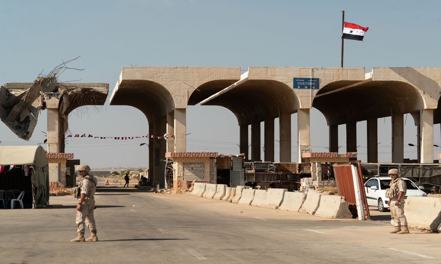 Syrian Nassib border crossing with Jordan (AFP)