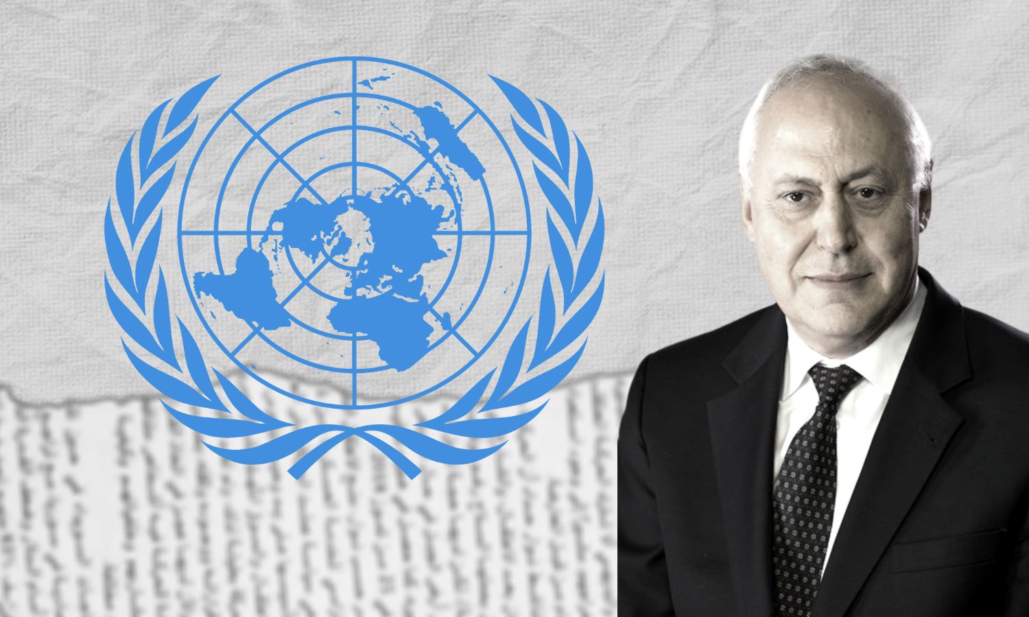 The UN Resident Coordinator and Humanitarian Coordinator in Syria, El-Mostafa Benlamlih (edited by Enab Baladi)