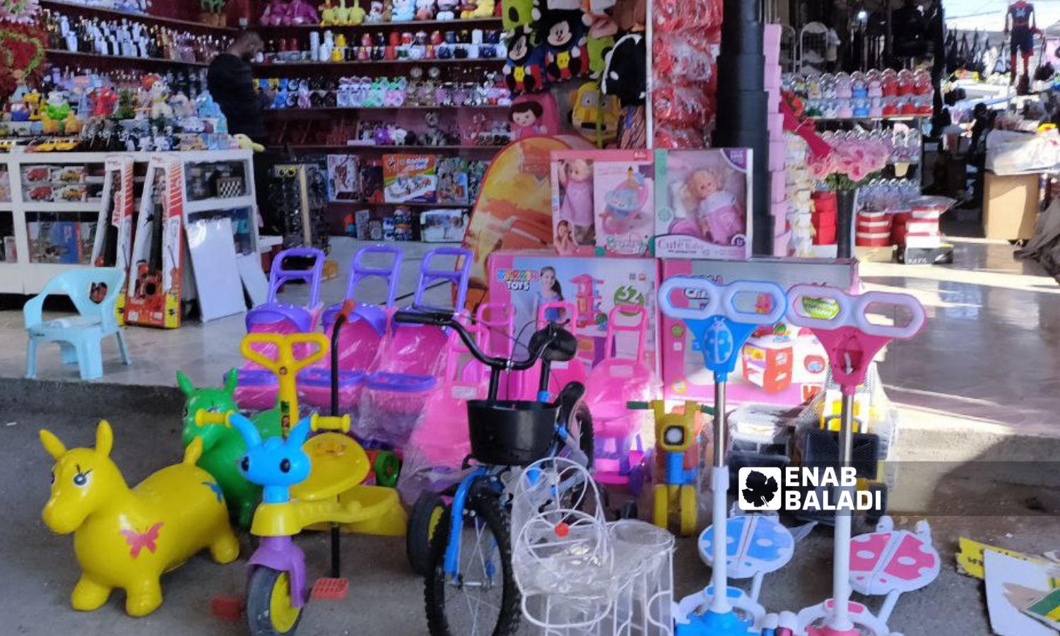 A toy store in the northeastern city of Qamishli - January 21, 2023 (Enab Baladi/Majd al-Salem)