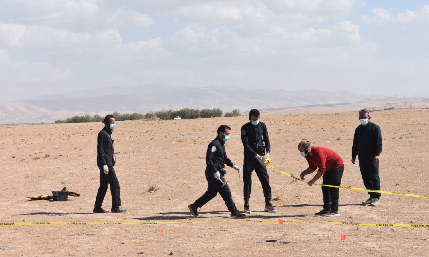 Training for the Syrian Missing Persons and Forensic Team (SMFT) in cooperation with the Argentine Forensic Anthropology Team (EAAF) - October 2022 (Syria Justice and Accountability Centre)