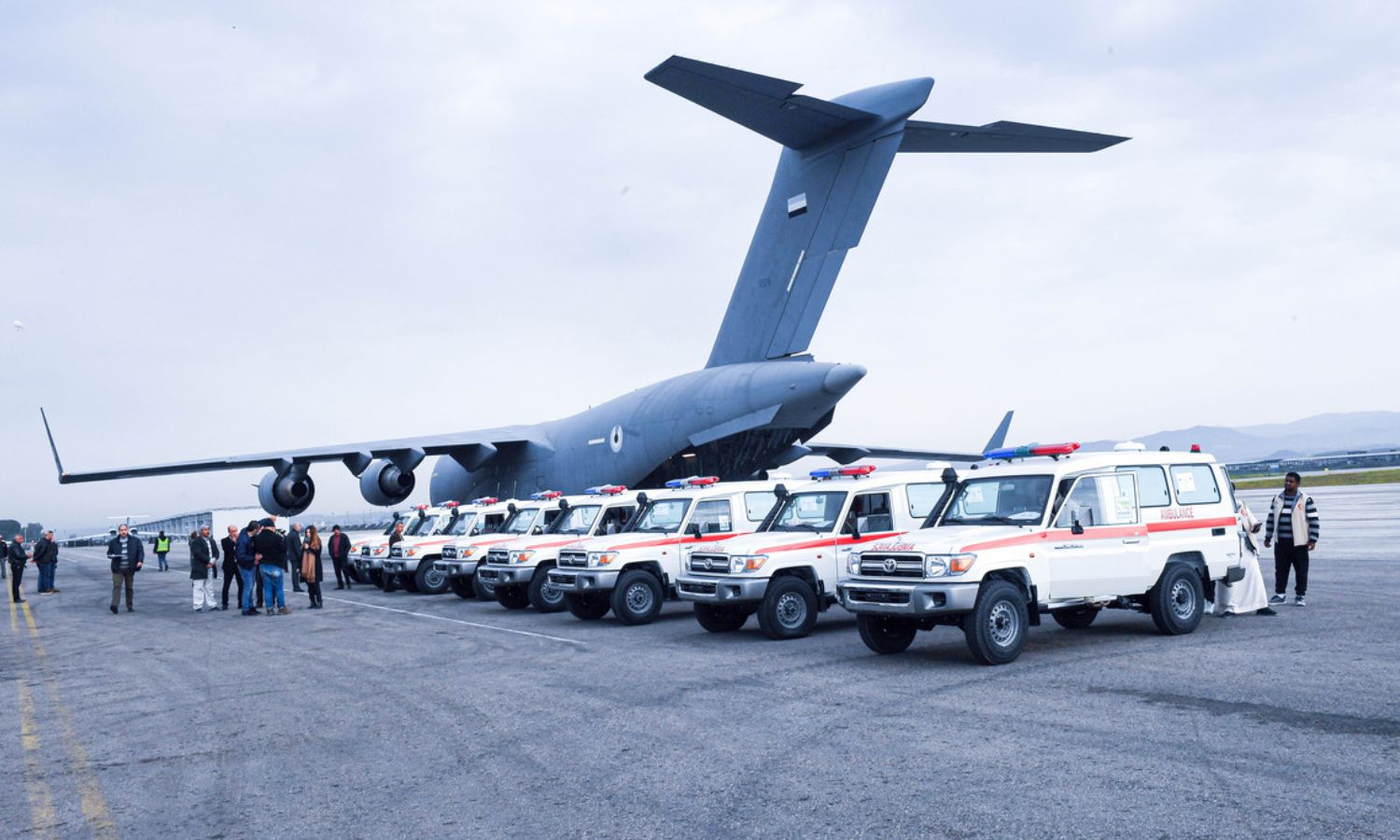 The UAE sent ten ambulances to Syria in response to the earthquake - February 25, 2023 (WAM)