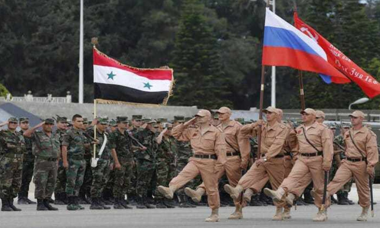Russian soldiers in Syria (Sputnik)