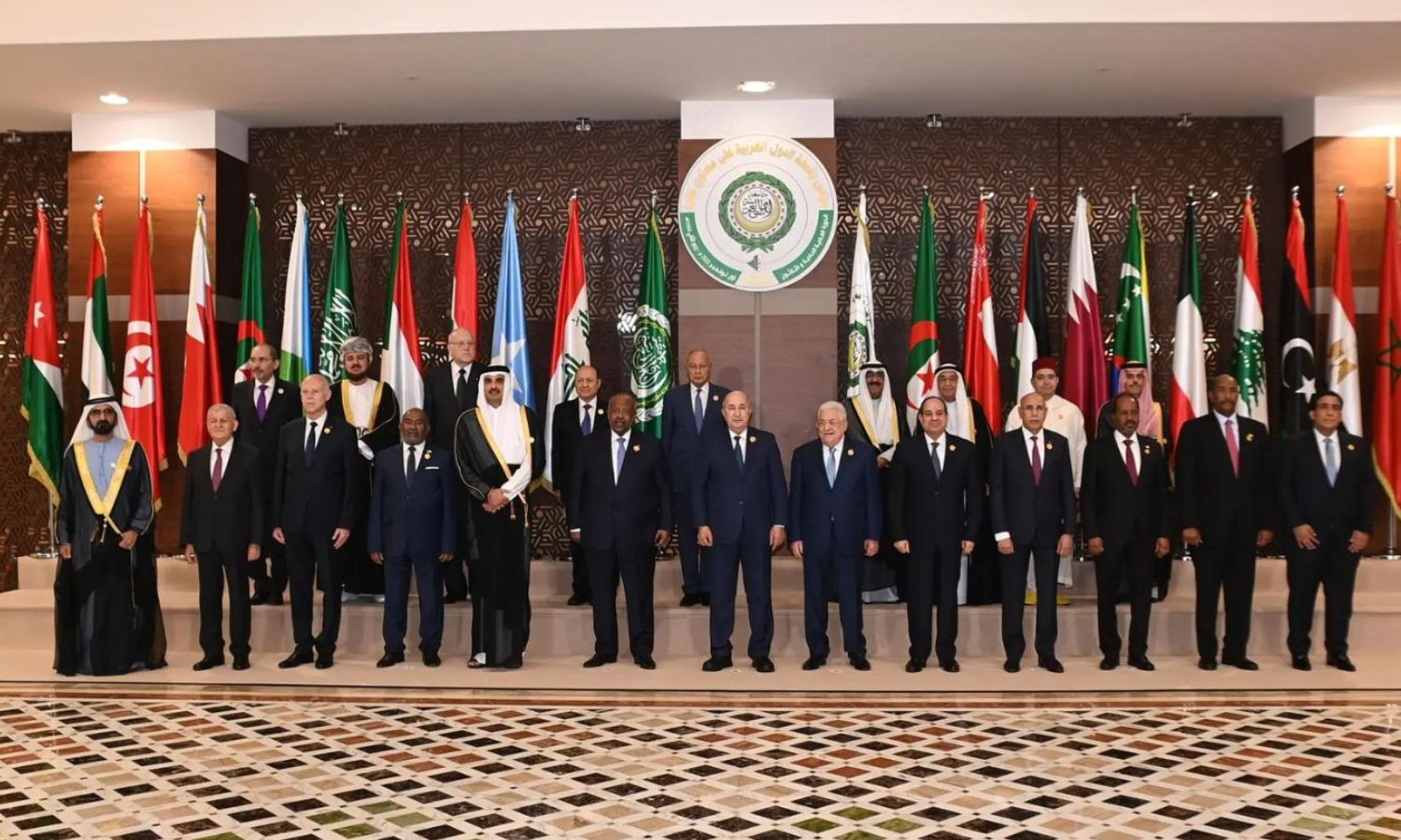 Arab leaders participating in the Algiers summit - November 1, 2022 (Arab summit website)