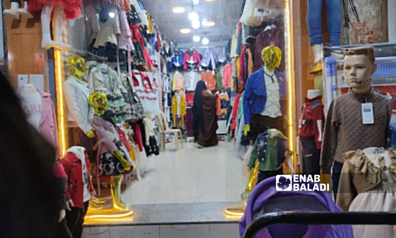 A clothing store in the northwestern city of Idlib, northern Syria - April 12, 2023 (Enab Baladi/Anas al-Khouli)