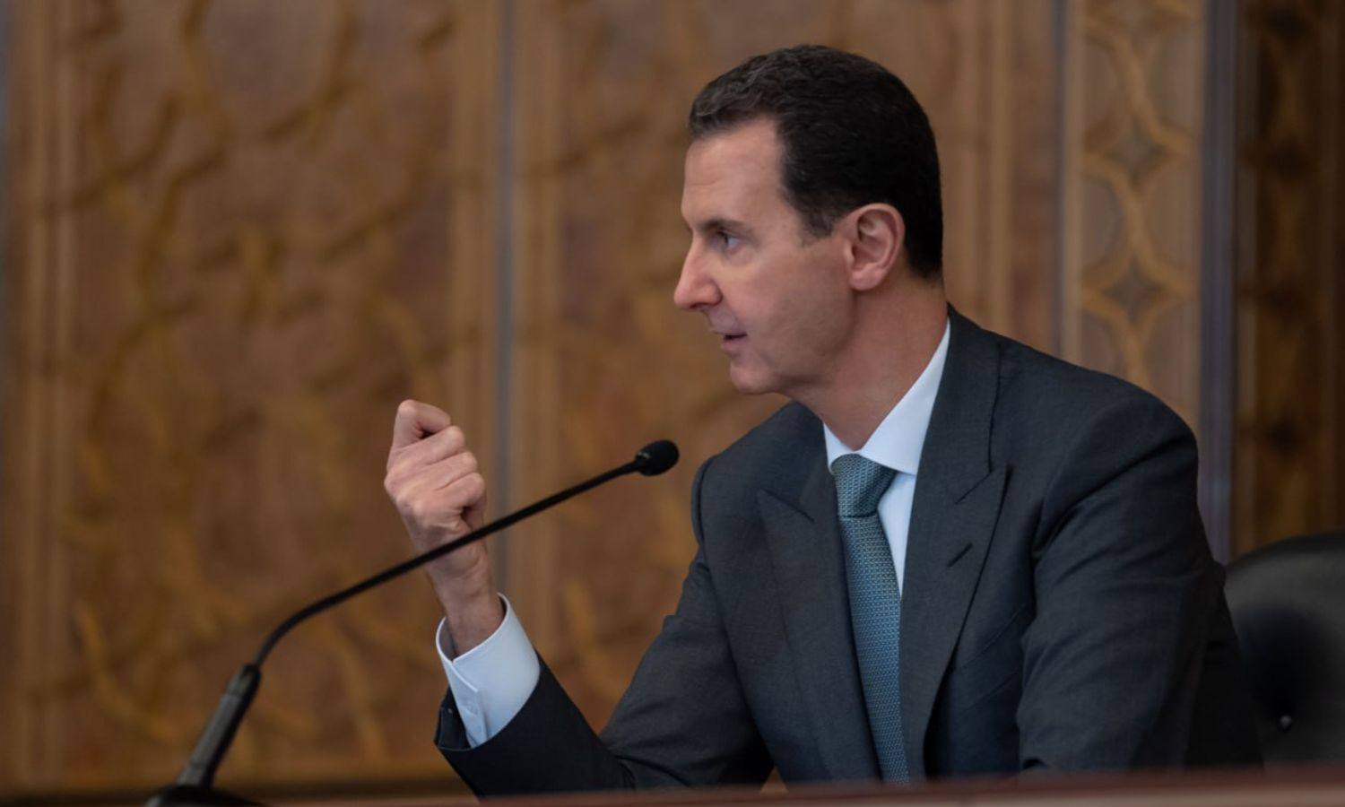 Bashar al-Assad, head of the Syrian regime (Syrian Presidency)