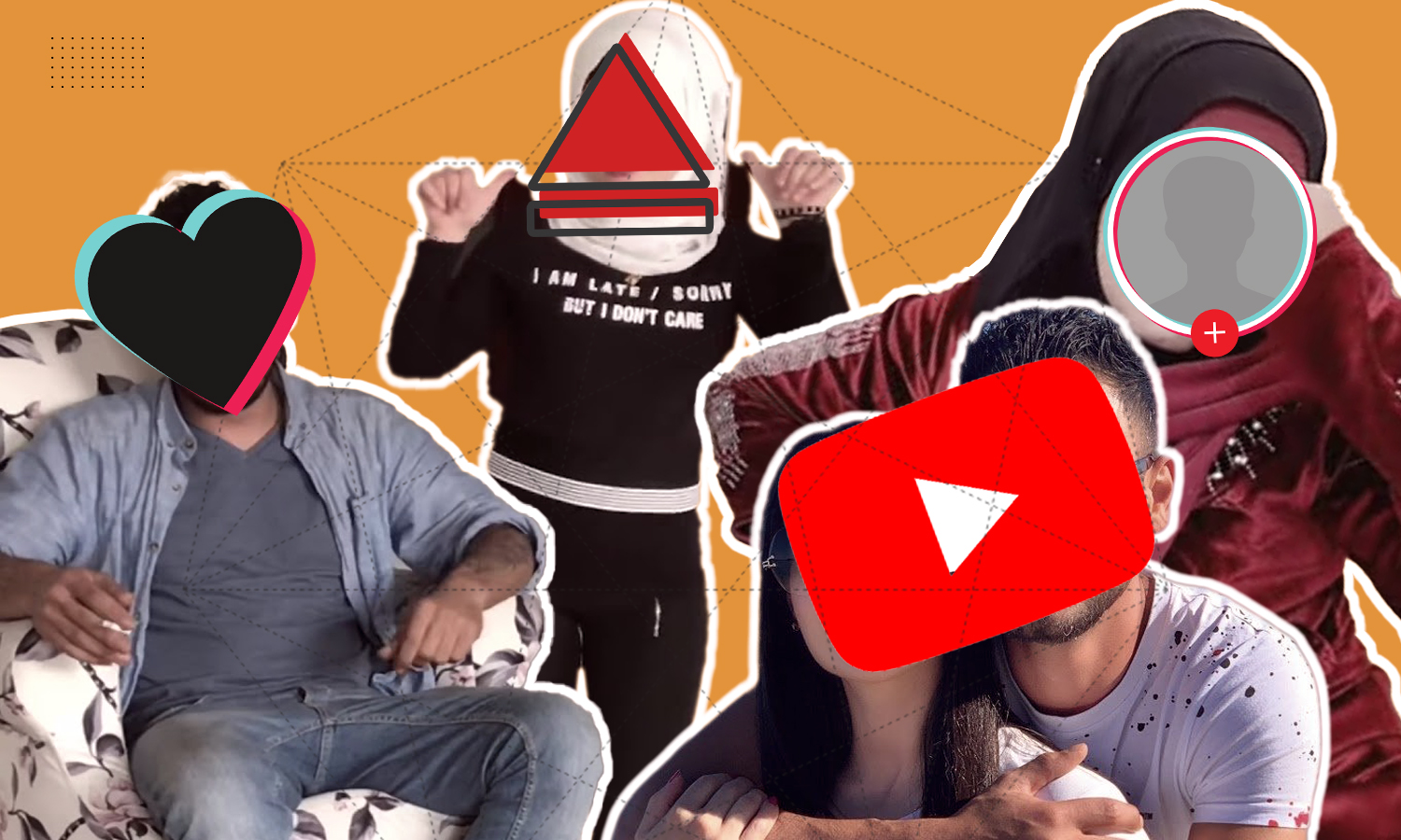 Syrian YouTubers (Edited by Enab Baladi)