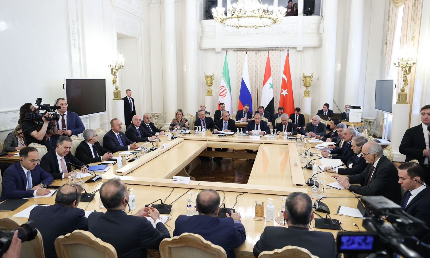 The quartet meeting in Moscow on Syria - May 10, 2023 (X/Mevlüt Çavuşoğlu)