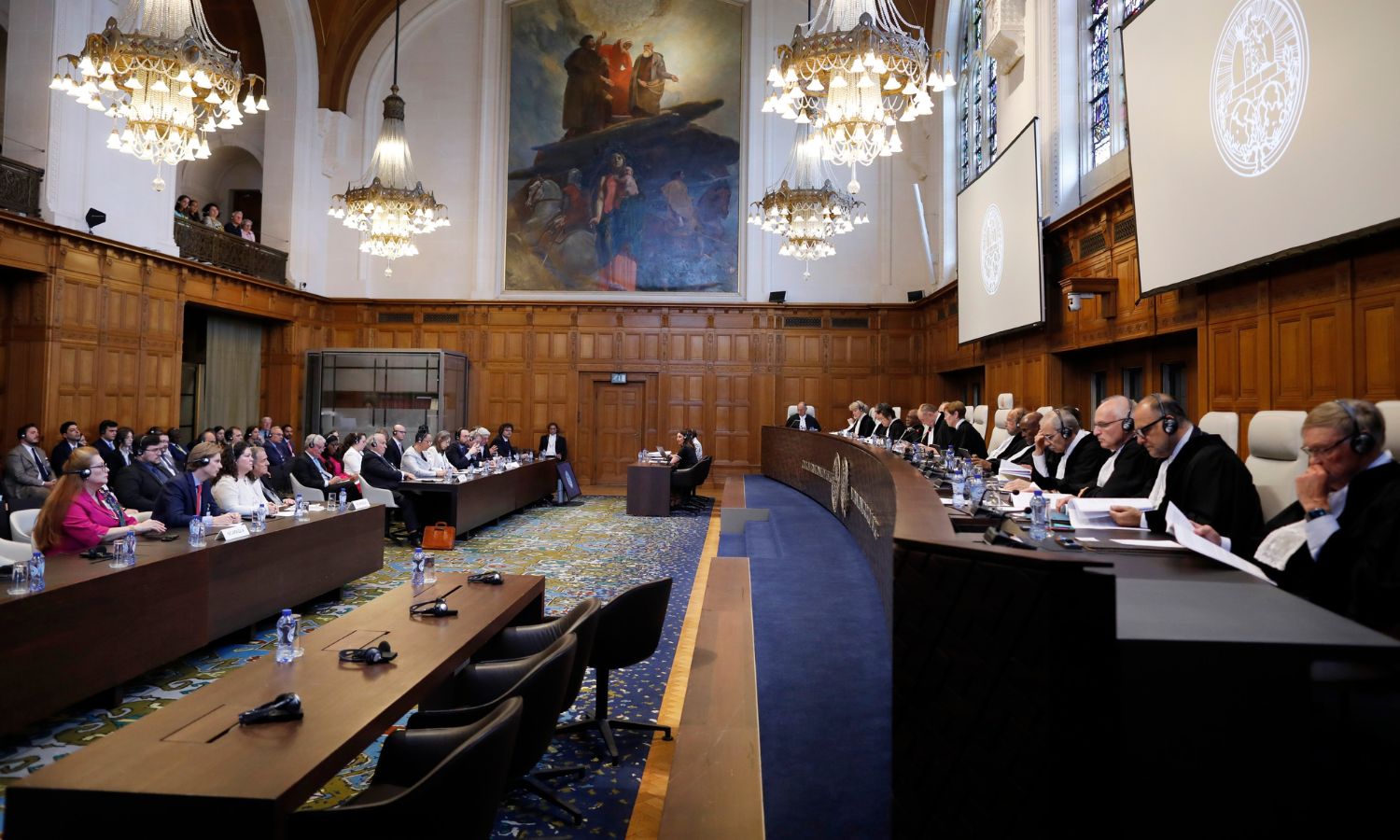 The International Court of Justice postponed the date of its first session in the case filed by the two countries, Canada and the Netherlands, against the Syrian regime, July 13, 2023 - (X” formerly Twitter”/ICJ)