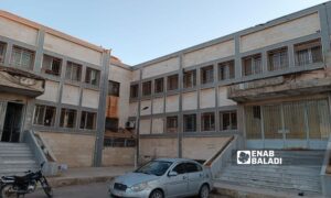 Entrance to the state-run Tafas Hospital in Daraa - August 31, 2023 (Enab Baladi/Halim Muhammad)