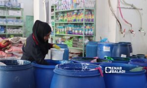 Homemade detergents in the city of Qamishli, northeastern Syria - August 10, 2023 (Enab Baladi /Rita Ahmed)