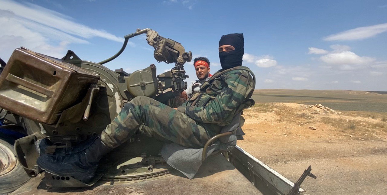 Fighters of the Iranian-backed Al-Quds Brigade in eastern Syria - April 26, 2020 (Oleg Blokhin)