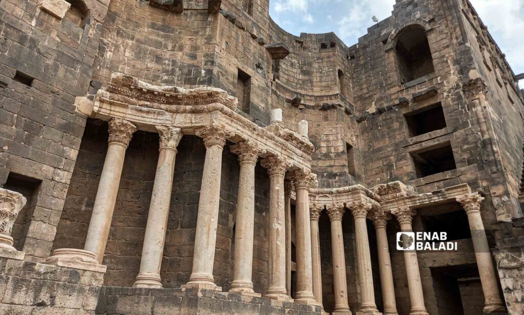 Busra al-Sham Amphitheater in Daraa governorate, southern Syria - October 13, 2023 (Enab Baladi/Sarah al-Ahmad)