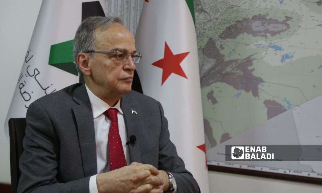 Hadi al-Bahra, the head of the National Coalition of Syrian Revolutionary and Opposition Forces – December 8, 2023 (Enab Baladi)