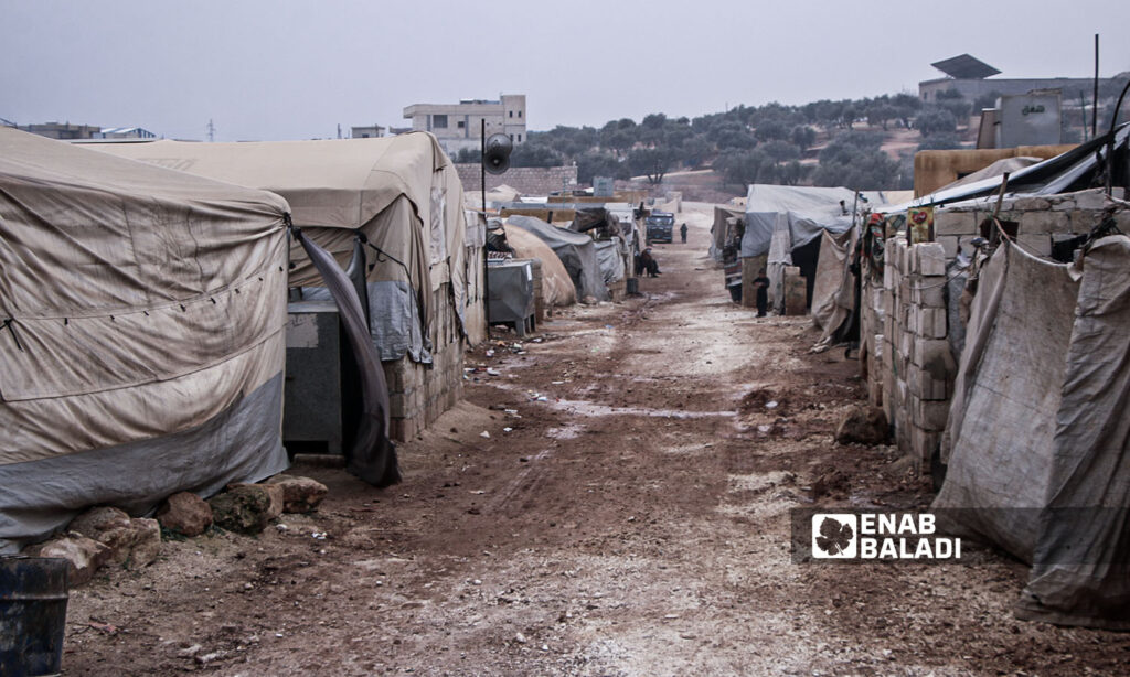 The “God’s poor” IDP camp in Harbanoush area in Idlib countryside, northern Syria - November 22, 2023 (Enab Baladi/Iyad Abdul Jawad)