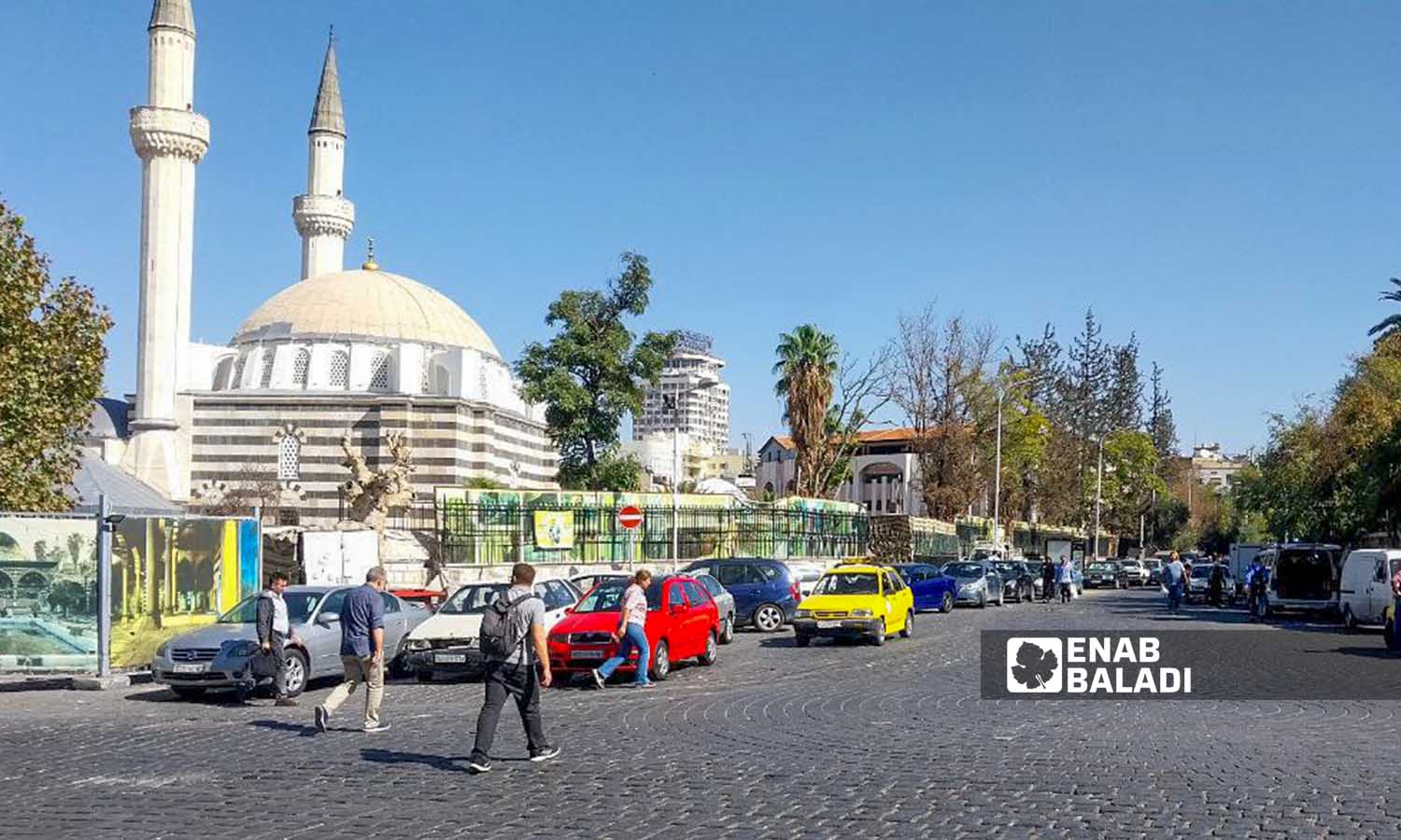 Al-Hijaz Square in Damascus - October 26, 2023 (Enab Baladi/Sarah al-Ahmad)
