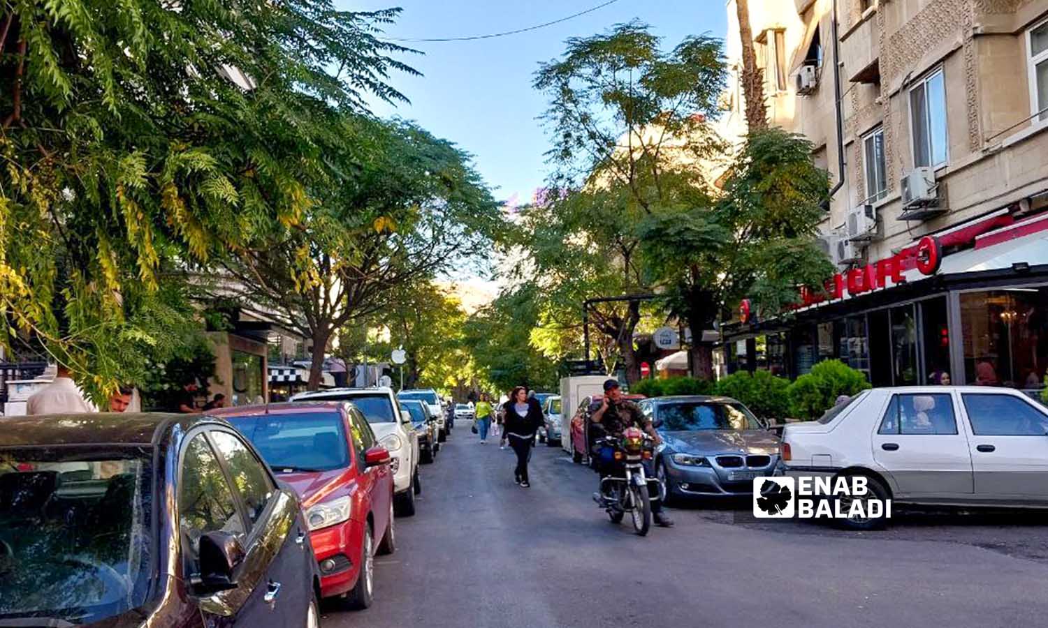 A street in al-Shaalan area in Damascus city - October 26, 2023 (Enab Baladi/Sarah al-Ahmad)

