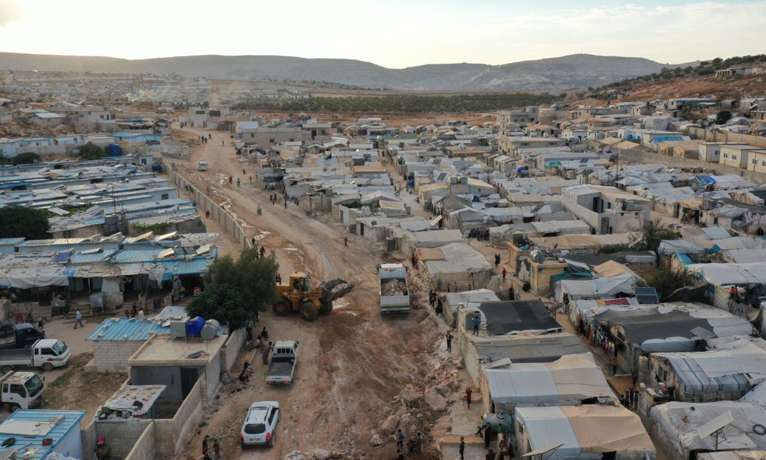 At the beginning of each winter, the suffering of the residents of displacement camps in northern Syria worsens - October 2023 (Syria Civil Defense)