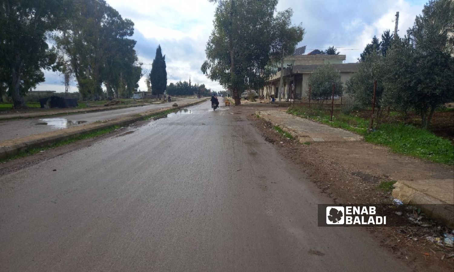 A street in the town of Jilin in Daraa’s western countryside – January 10, 2024 (Enab Baladi/Halim Muhammad)