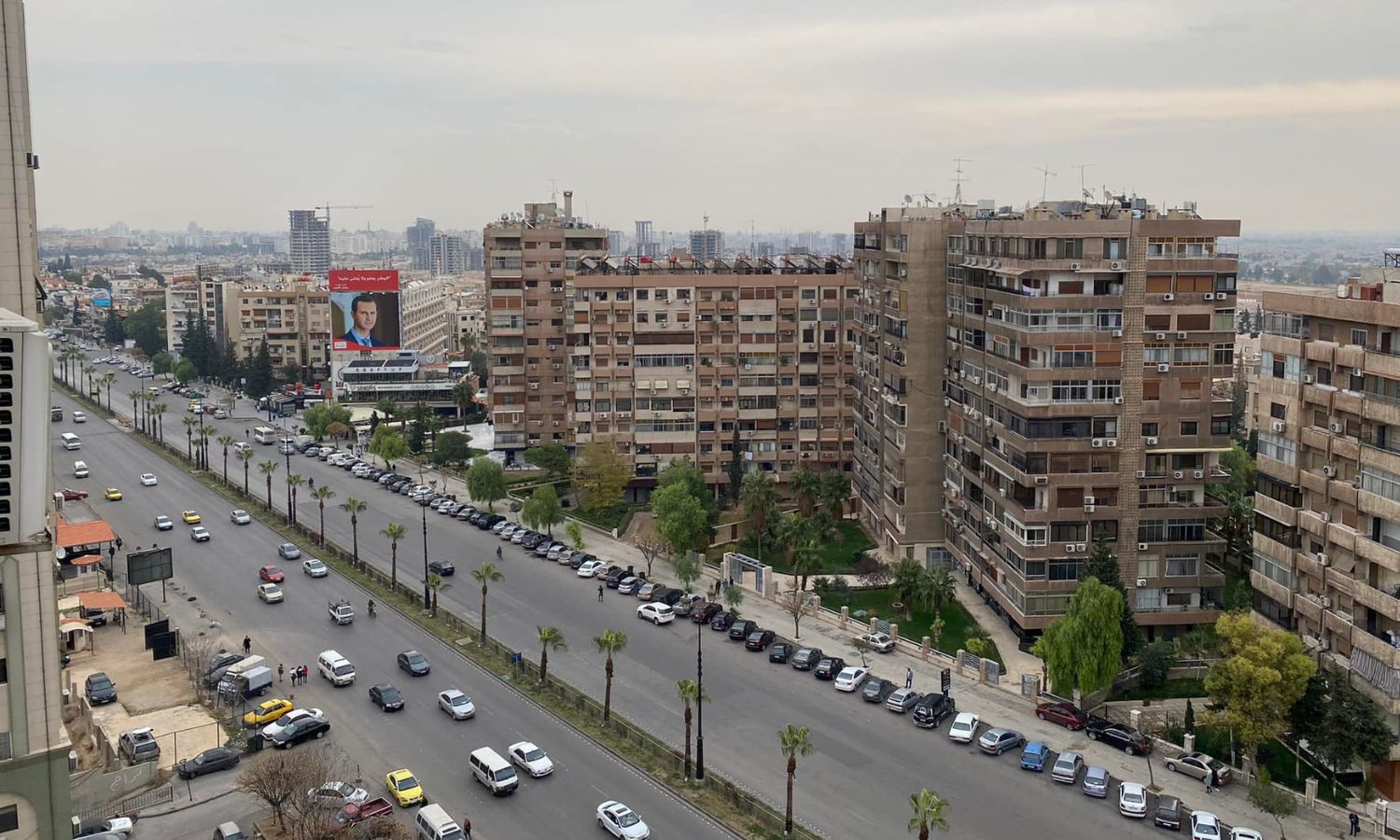 Mazzeh Highway in Damascus - November 7, 2023 (Syrian Ministry of Transport/Facebook)