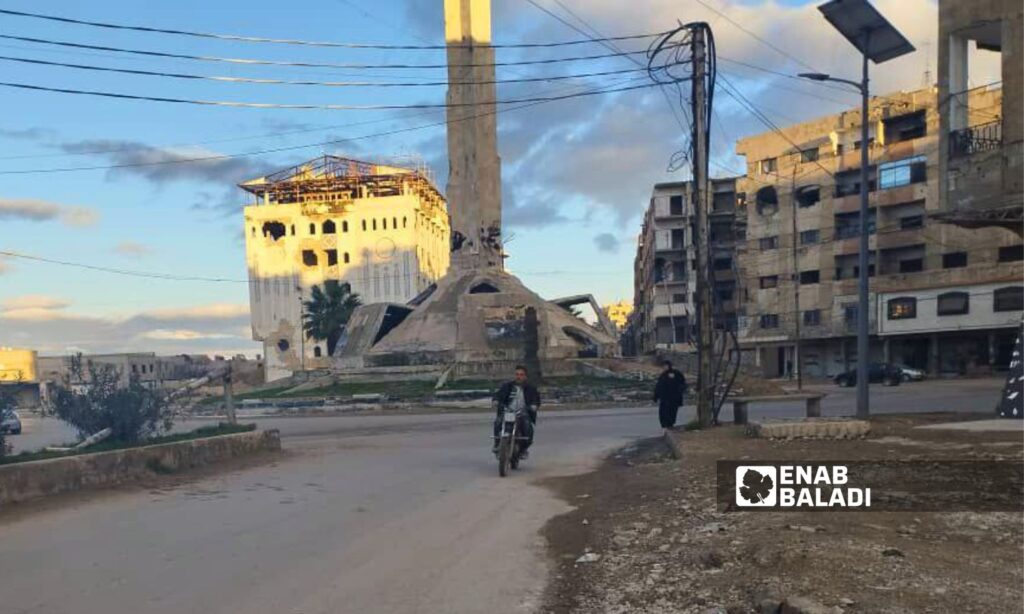 Martyrs Square in Douma city - January 22, 2024 (Enab Baladi/Sarah al-Ahmad)