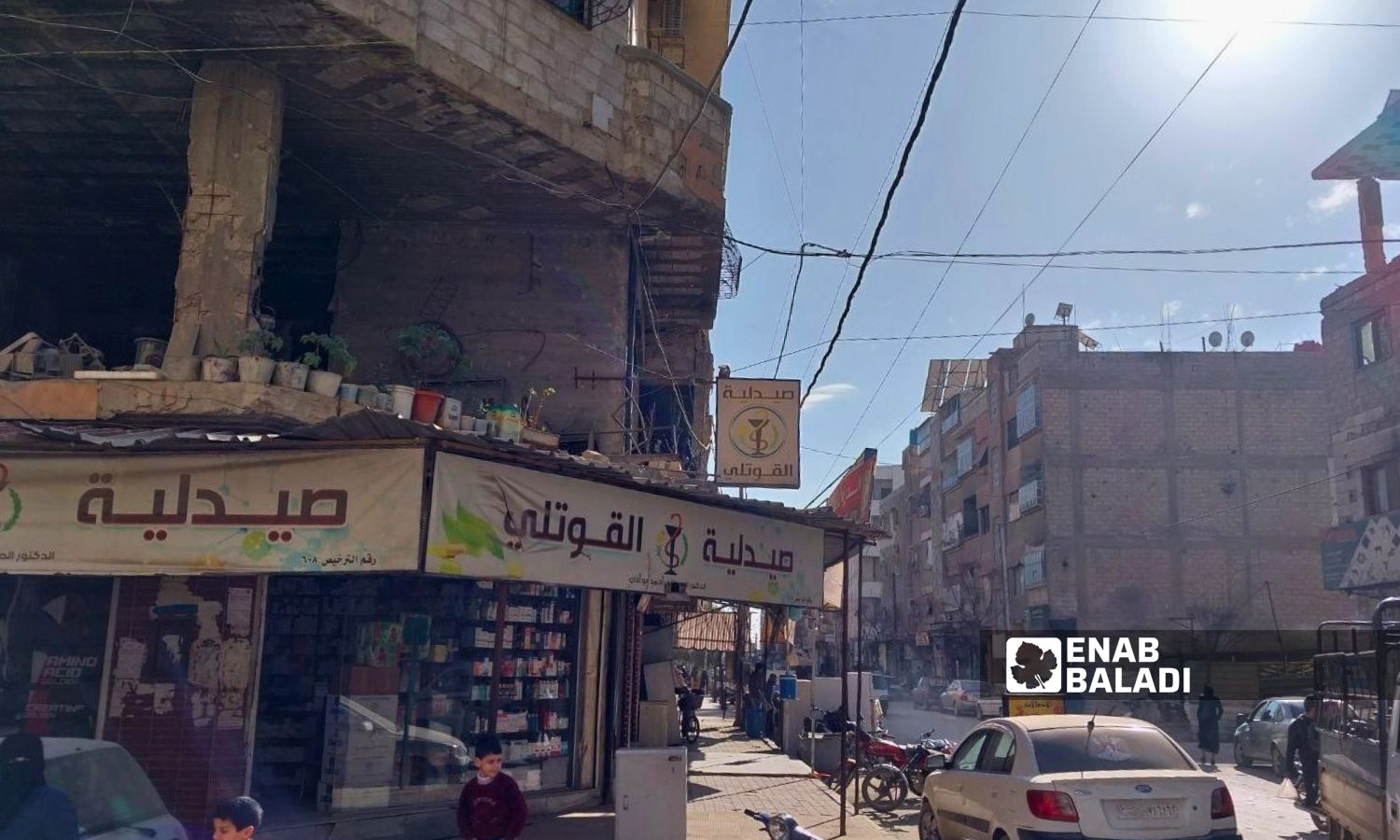 Al-Qouatli Street in Douma city - January 22, 2024 (Enab Baladi/Sarah al-Ahmad)
