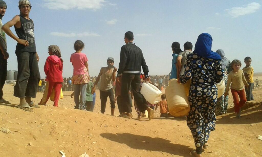 Residents of the besieged Rukban camp suffer a multitude of crises - 2023 (AP)