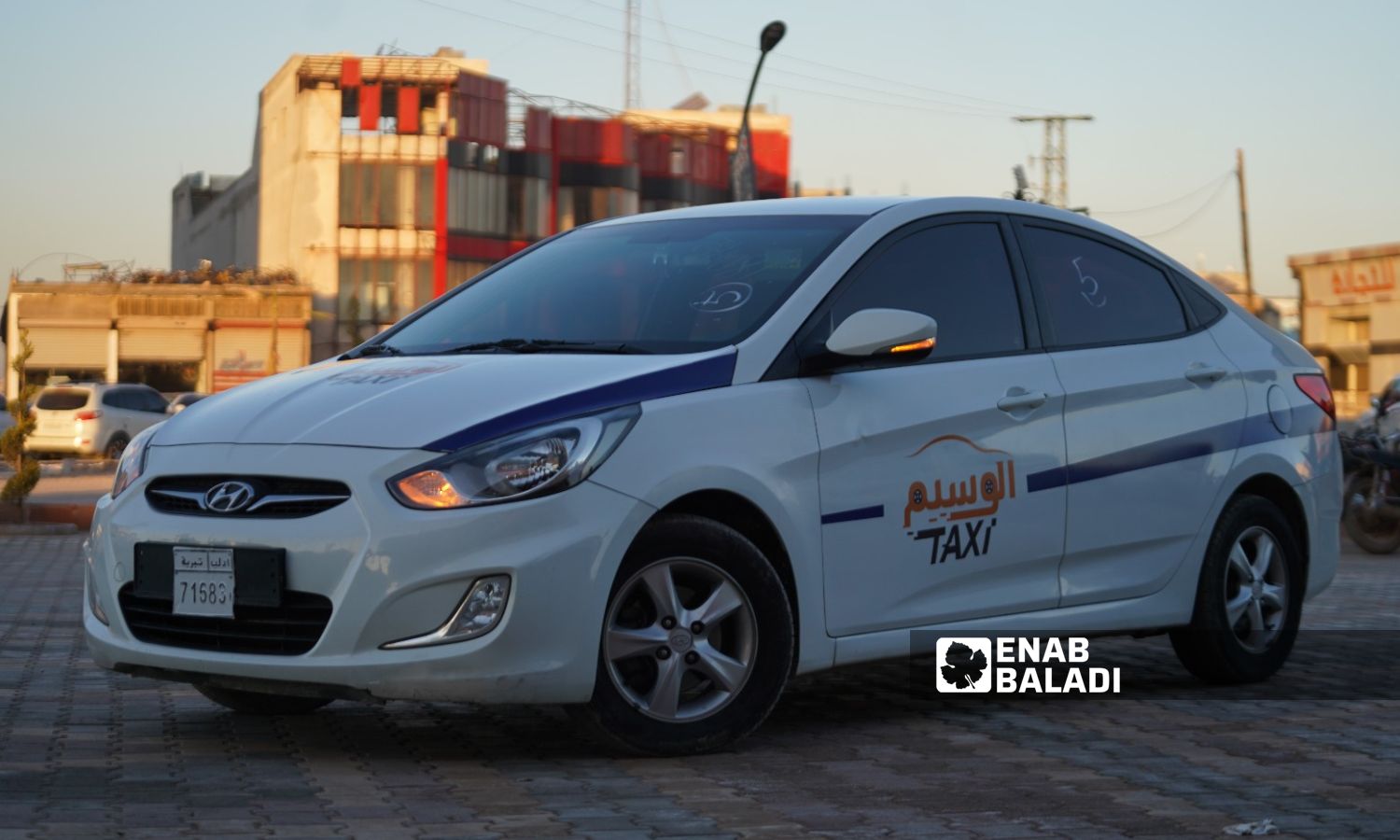 Taxi transport service in the city of al-Dana, northern Idlib - January 14, 2024 (Enab Baladi)