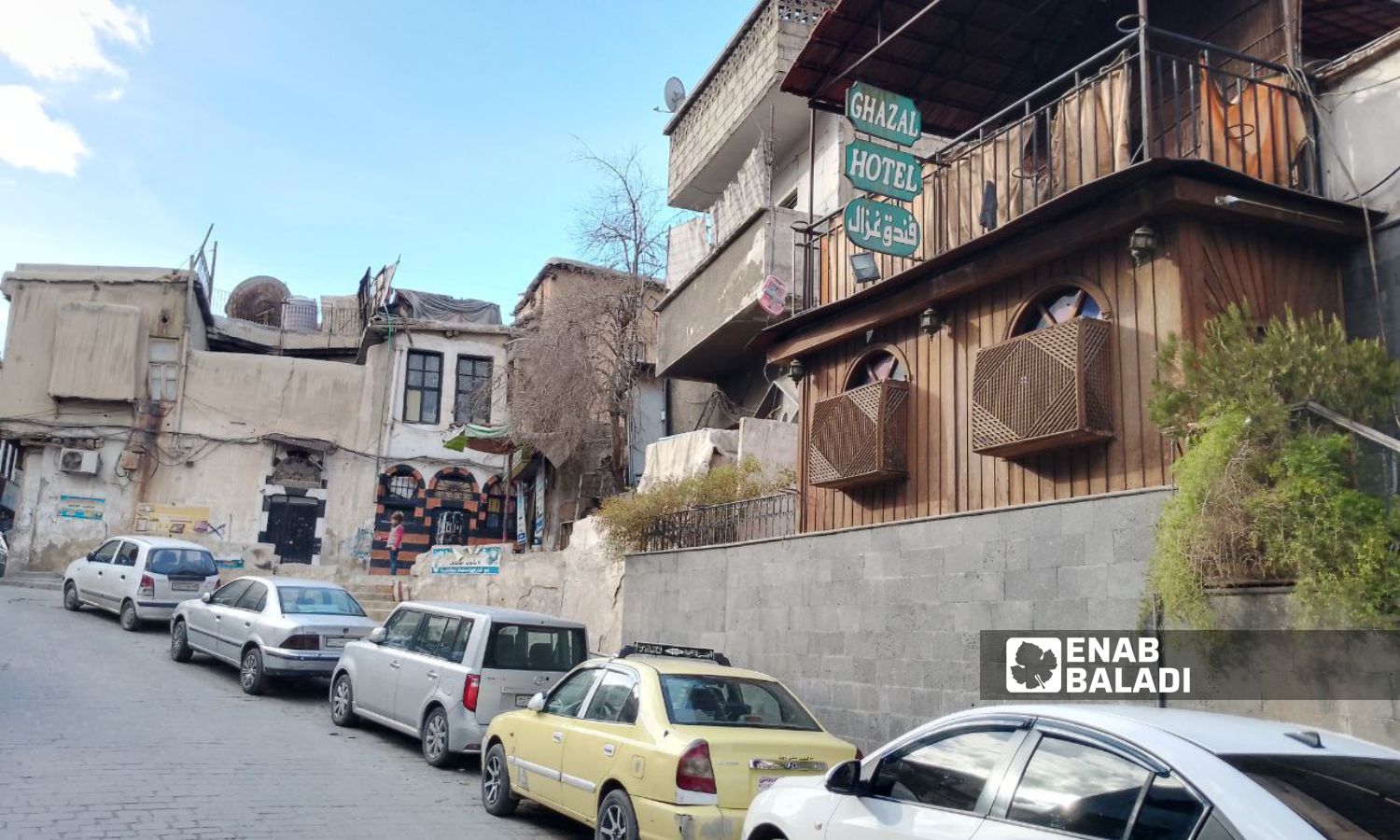 Ghazal Hotel in Sarouja neighborhood in the center of Damascus - February 3, 2024 (Enab Baladi/Sarah al-Ahmad)
