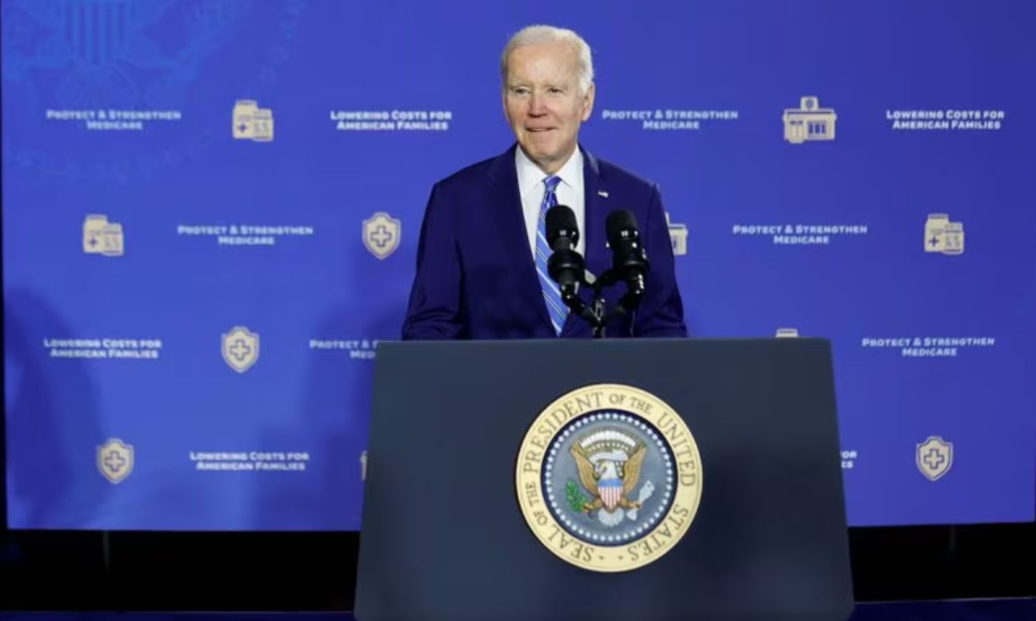 US President Joe Biden delivers a speech in Florida - February 9, 2023 (Reuters)