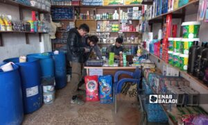 Homemade cleaning materials in the city of Ras al-Ain in northwestern al-Hasakah - February 15, 2024 (Enab Baladi)