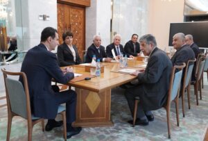 Bashar al-Assad meets with the members of the Higher Committee for Party Elections - December 27, 2024 (Ba