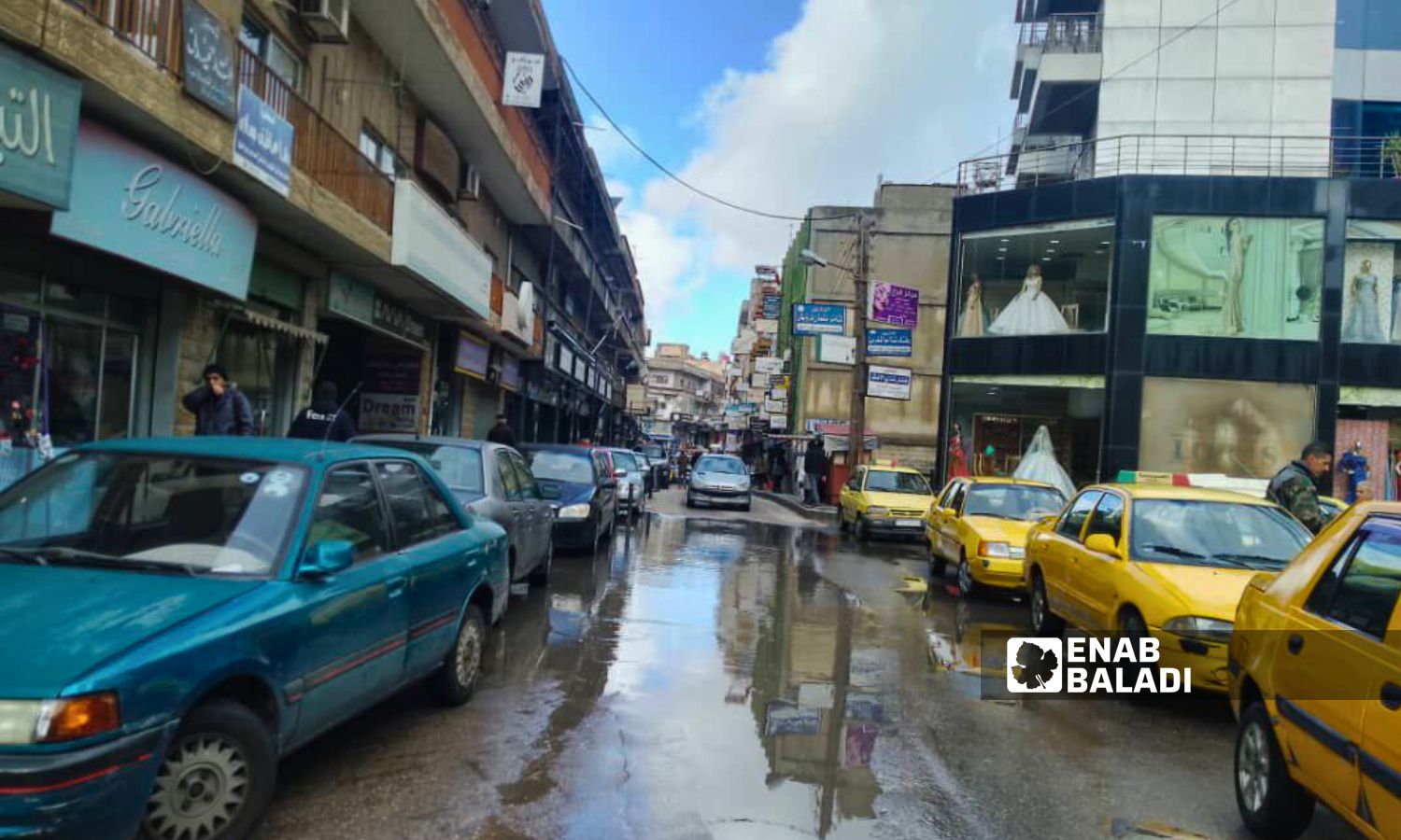 Al-Qanawat Street in As-Suwayda city - January 29, 2024 (Enab Baladi/Sarah al-Ahmad)
