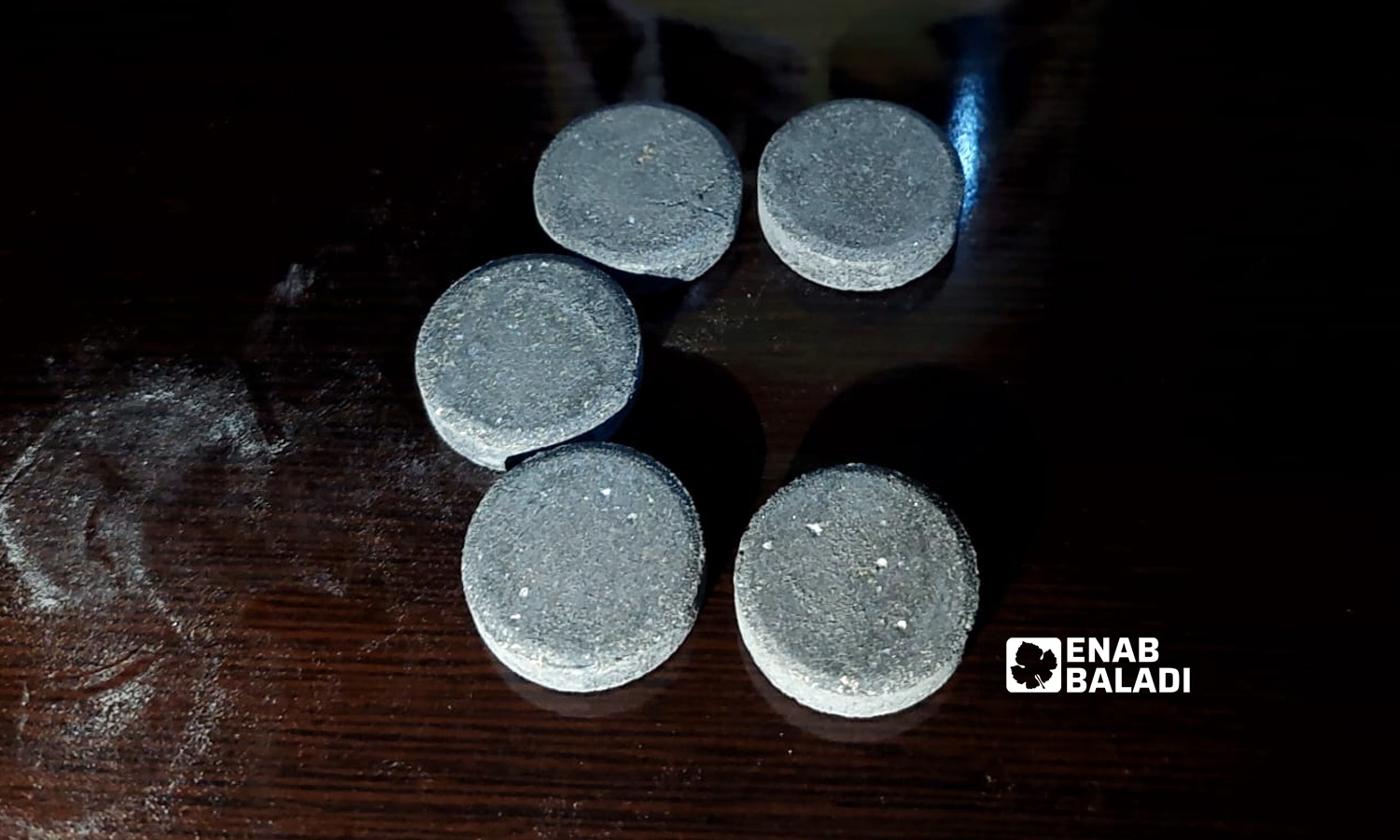 Aluminum phosphide tablets inside an agricultural pharmacy in Azaz in the countryside of Aleppo - February 8, 2024 (Enab Baladi/Dayan Junpaz)