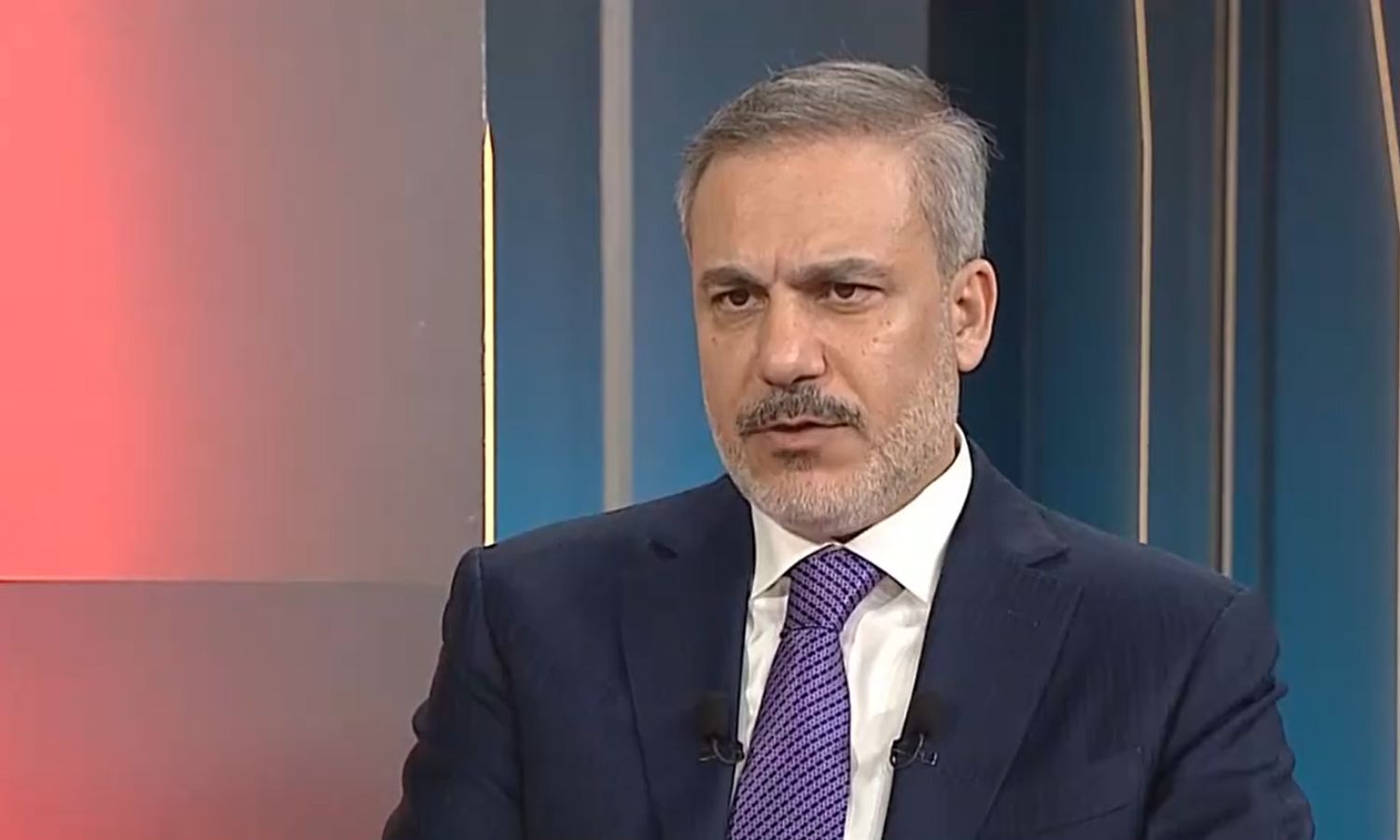 Turkish Foreign Minister, Hakan Fidan, conducts a filmed interview where he discusses the negotiations with the Syrian regime and Ankara’s security concerns in Syria - February 4, 2024 (Sabah newspaper)