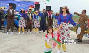 Nowruz celebrations in the city of al-Malikiyah in the countryside of al-Hasakah - March 21, 2024 (Enab Baladi)
