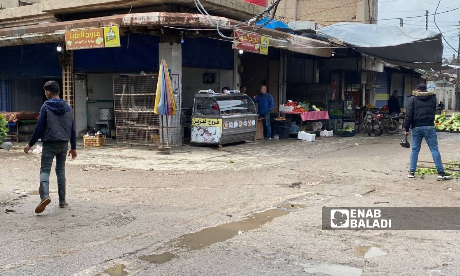 The market street in the city of Qamishli - March 10, 2024 (Enab Baladi/Rita al-Ahmad)
