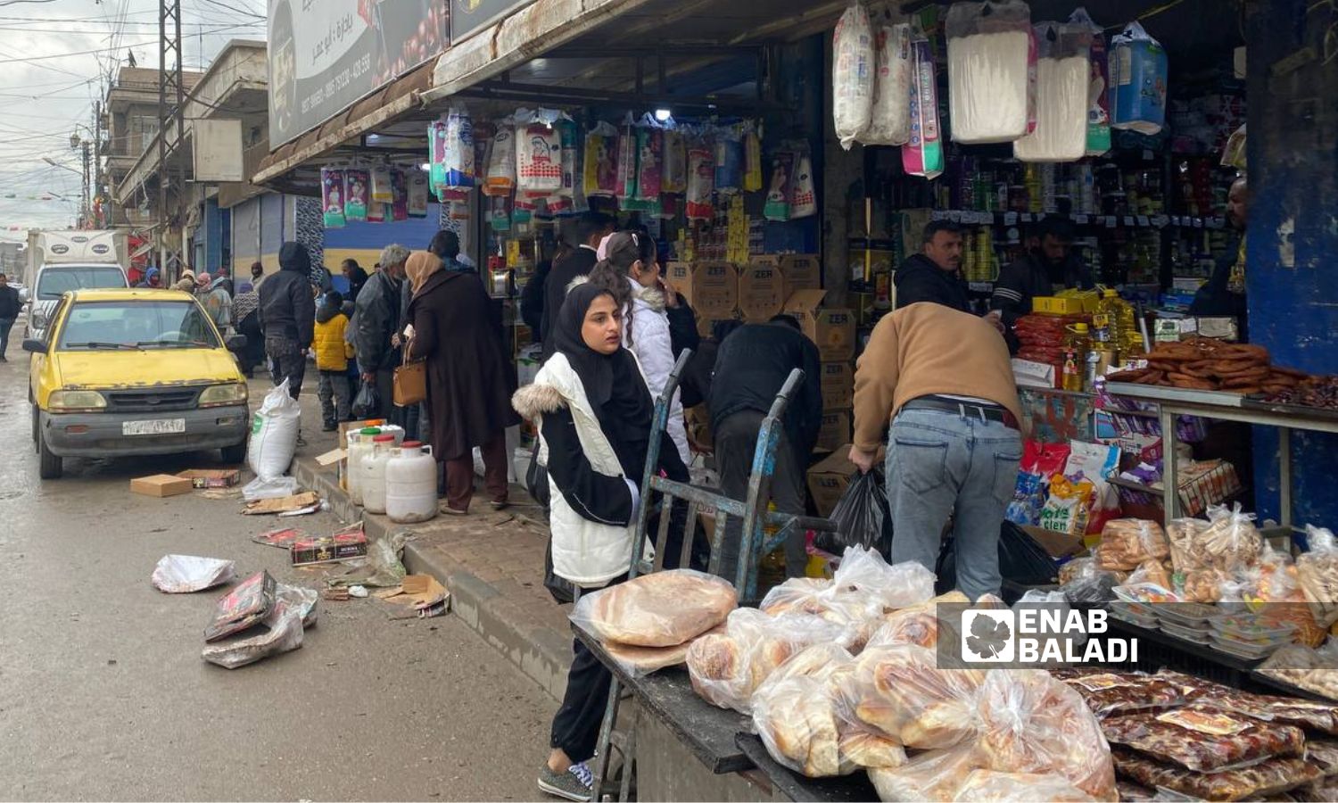 The market street in the city of Qamishli - March 10, 2024 (Enab Baladi/Rita al-Ahmad)
